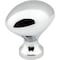 Elements 1-1/8" Overall Length Polished Chrome Oval Merryville Cabinet Knob 897PC - alternate 1